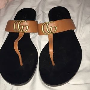 Gucci Marmont T-Strap Sandal